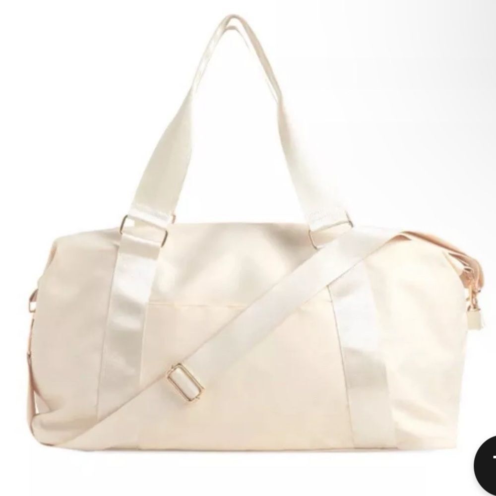 Rachel Zoe Cream Travel Bag